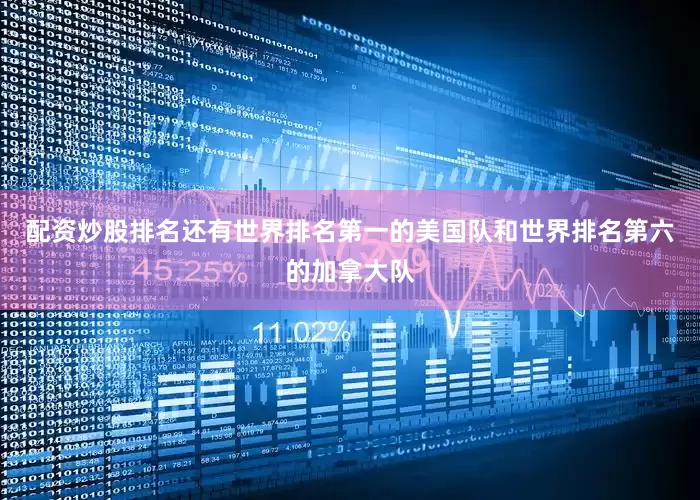 配资炒股排名还有世界排名第一的美国队和世界排名第六的加拿大队